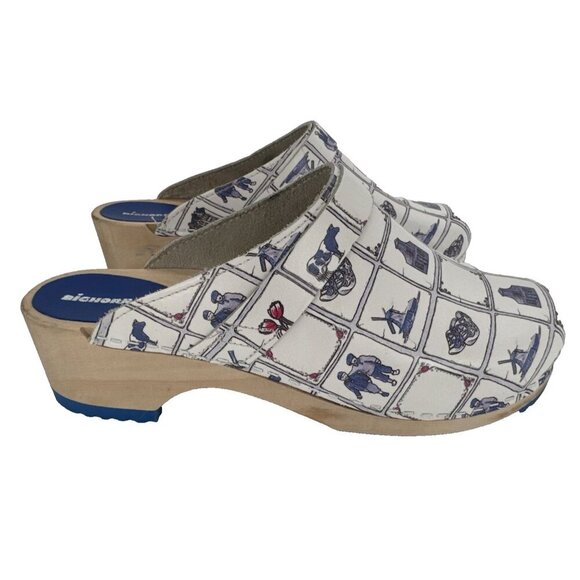 GEVAVI Women's, 6006 Bighorn Delft Sandals Mules Clogs, Nurse shoe US 10.5 Dutch - Picture 4 of 16